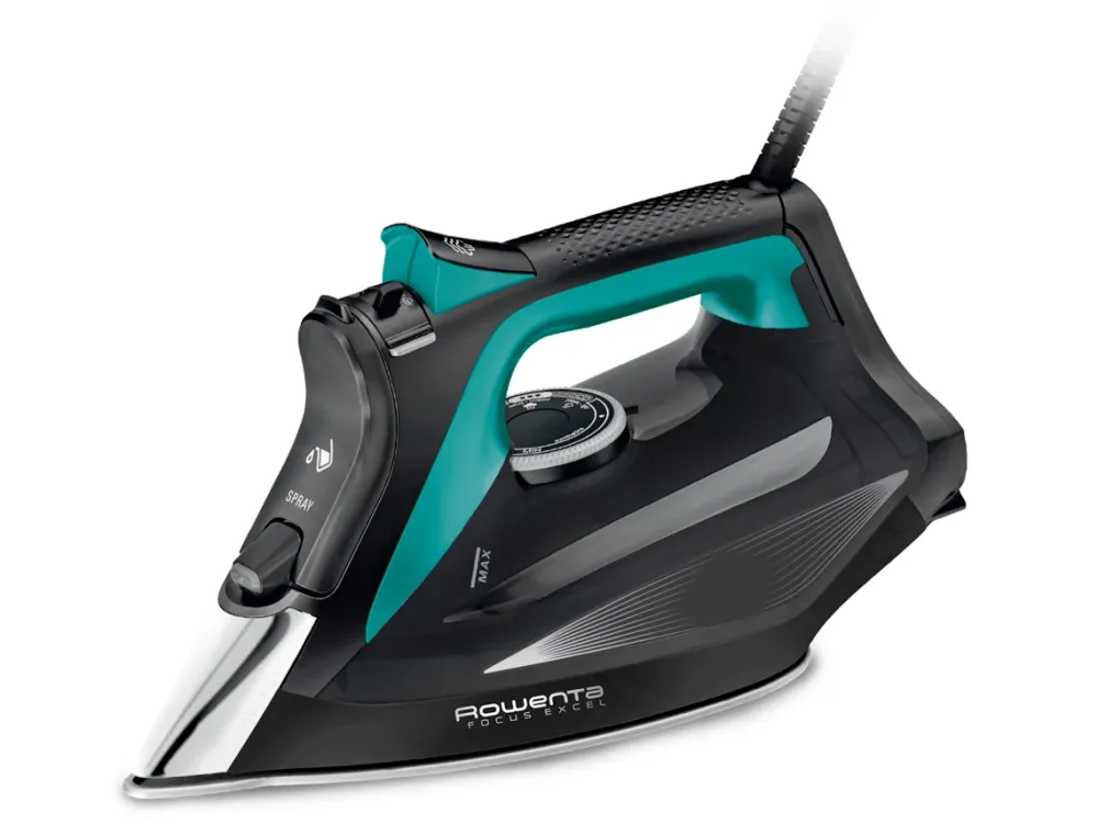 Ferro a Vapor ROWENTA Focus Excel DW5326D1 (Jato de vapor 200 g/min - Base Inox)