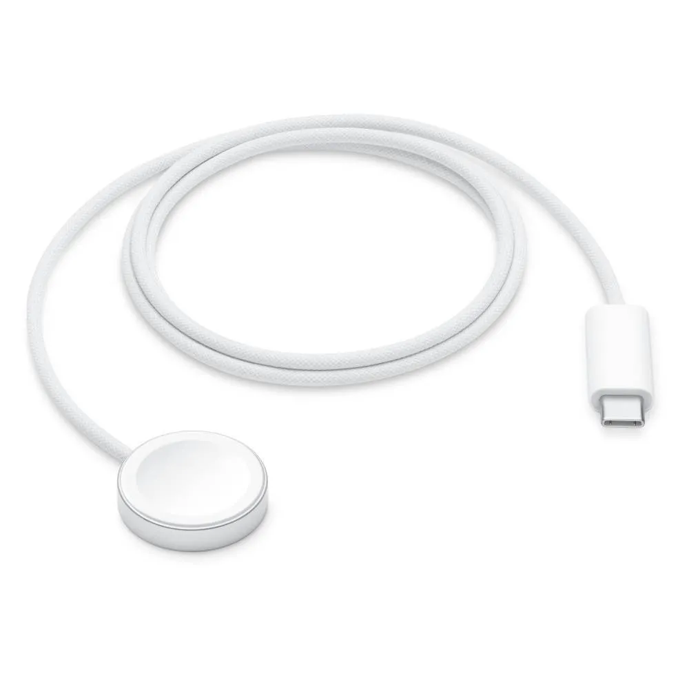 Cabo de Carregamento magnético para Apple Watch USB-C 1M Branco