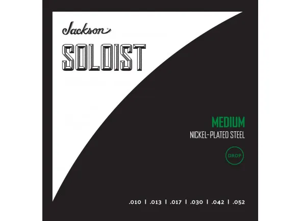 Cordas Jackson® Soloist™ Strings, Drop Medium .010-.052