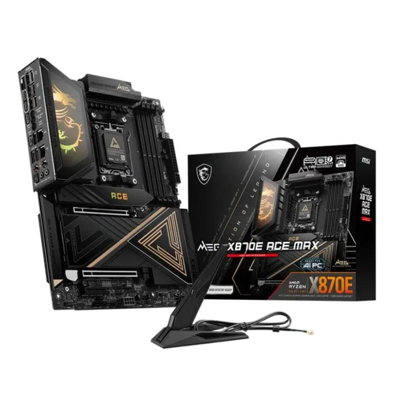Motherboard MSI MEG X870E ACE MAX X870E AM5 DDR5 ATX WiFi 7 USB4 PCIe 5.0 10GbE