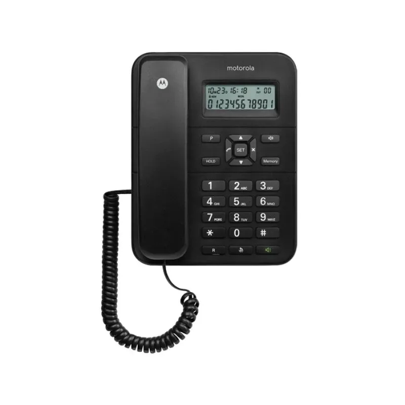 TELEFONO FIJO CT202 BLACK