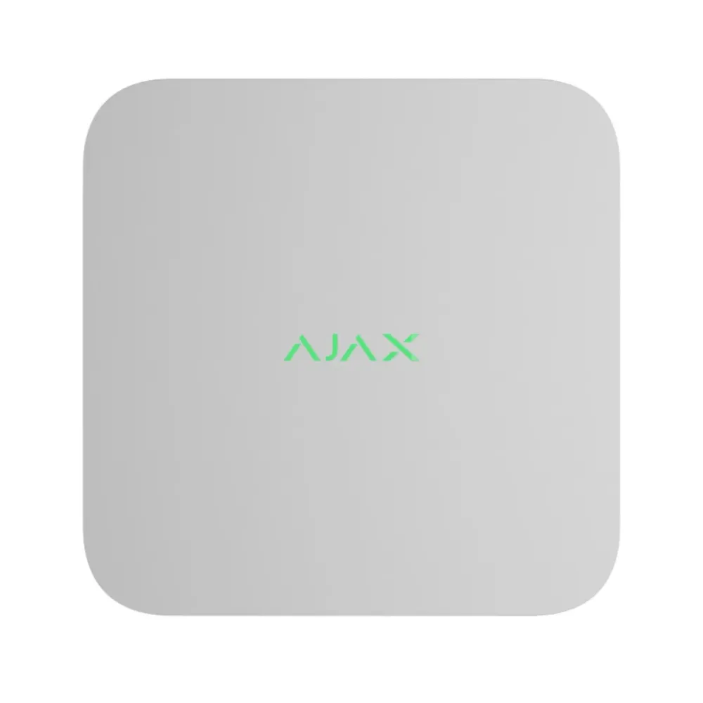 Gravador NVR Ajax 8 Canais 4K 12VDC Branco