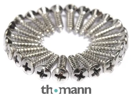 Fender Pickguard Screws Chrome