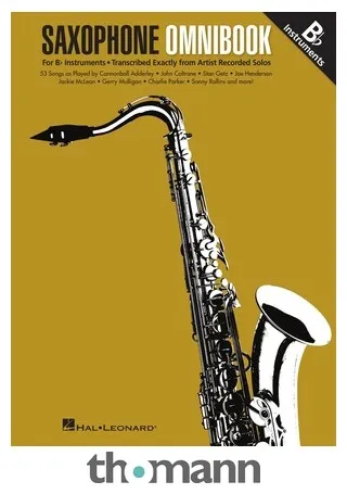 Hal Leonard Saxophone Omnibook Bb