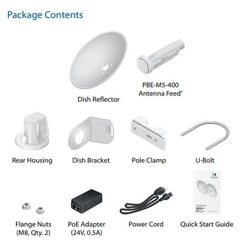 PowerBeam Ubiquiti M5 Branco (PBE-M5-400)