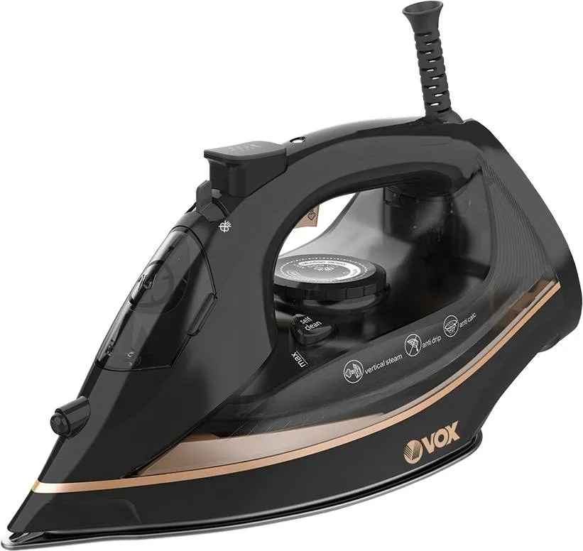 Ferro a Vapor VOX DBL2531 (2600W - Preto)