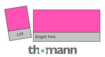 Lee Colour Filter 128 Bright Pink