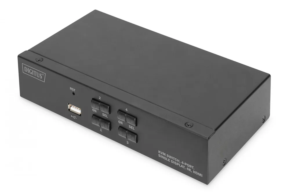 Digitus DS-12880 chaveador KVM Preto DS-12880