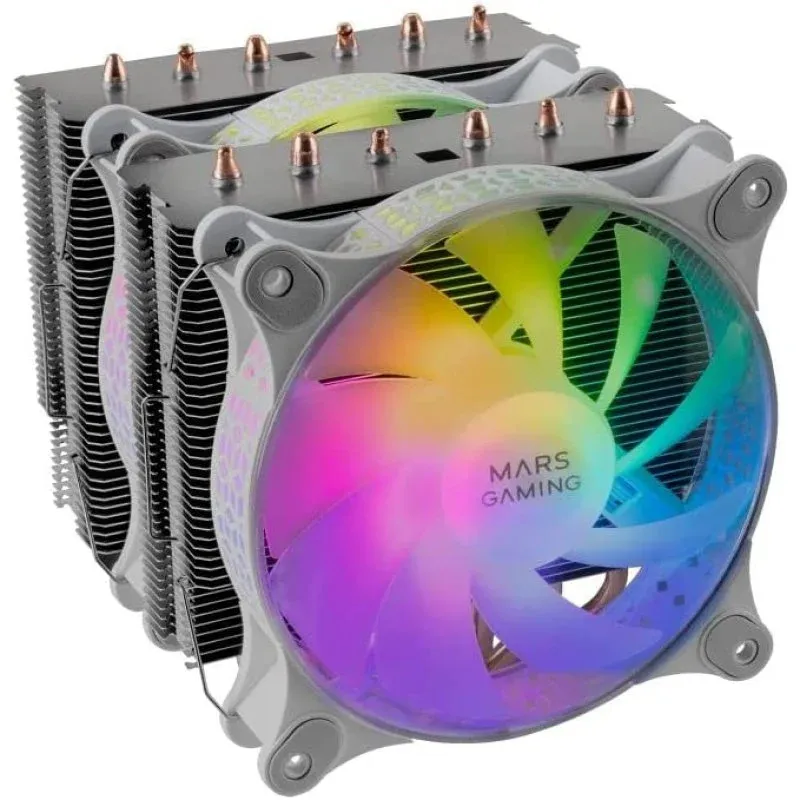 Cooler CPU Mars Gaming MCPU-XT ARGB Cooler de CPU 120mm Branco