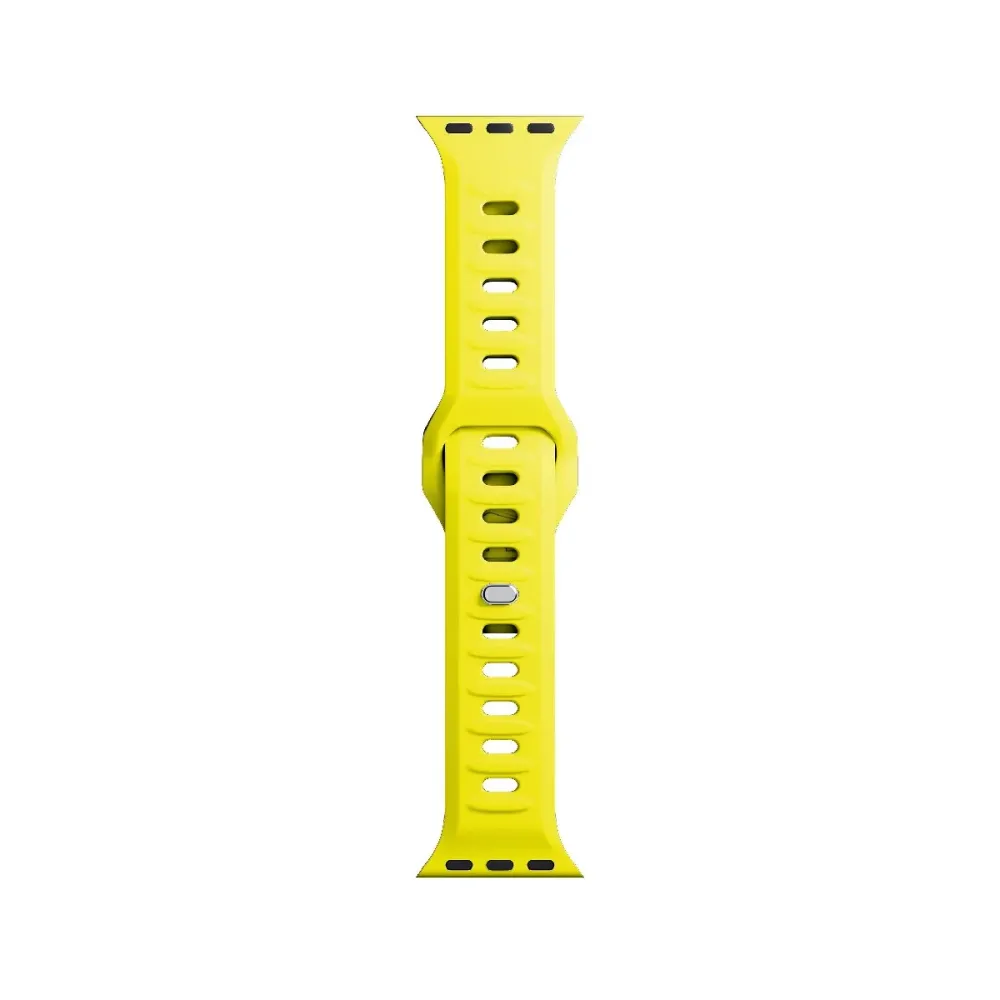 Bracelete Silicone 3MK Apple Watch 42/44/45/49mm Amarelo
