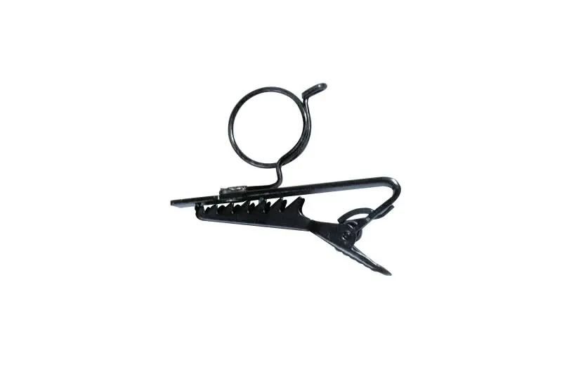 Clip metálico para microfones miniatura de lapela ou de gravata - CLIP-2