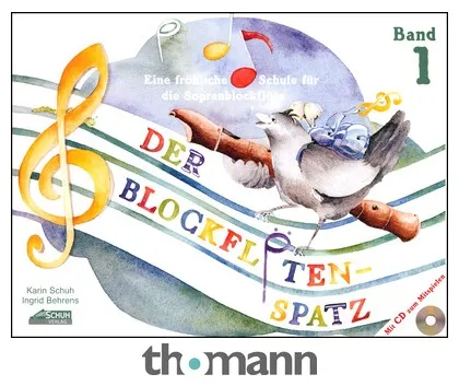 Schuh Verlag Der Blockflötenspatz 1 + CD