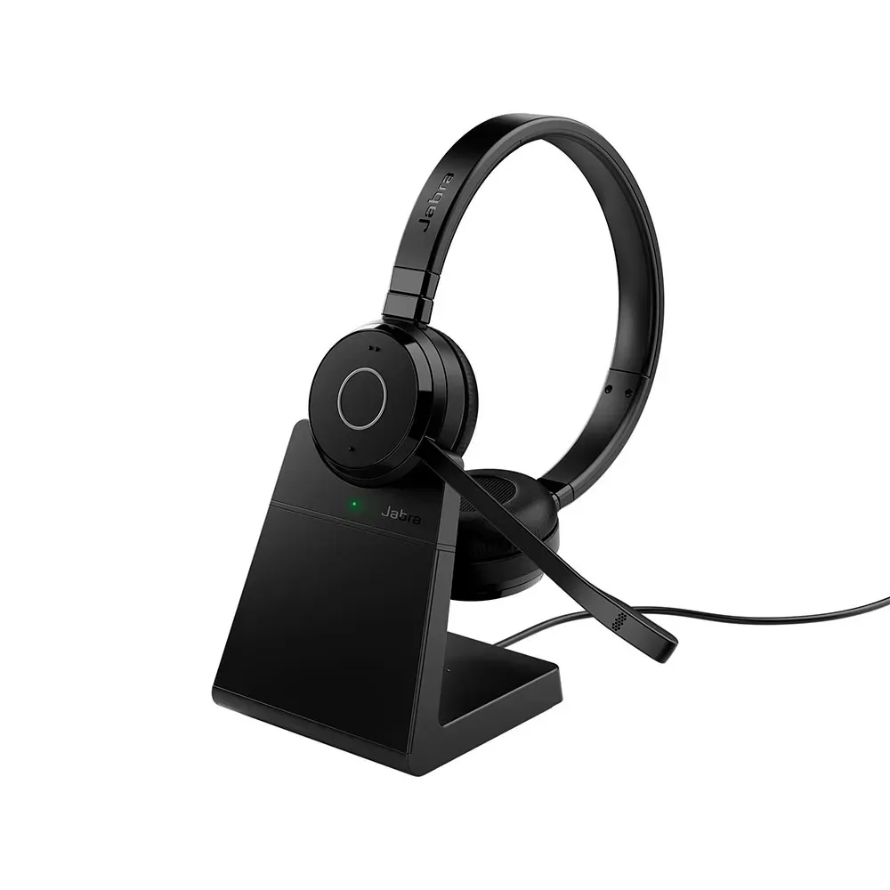 Auriculares Jabra Evolve 65 TE Wireless Bluetooth USB Cancelamento de Ruído Preto