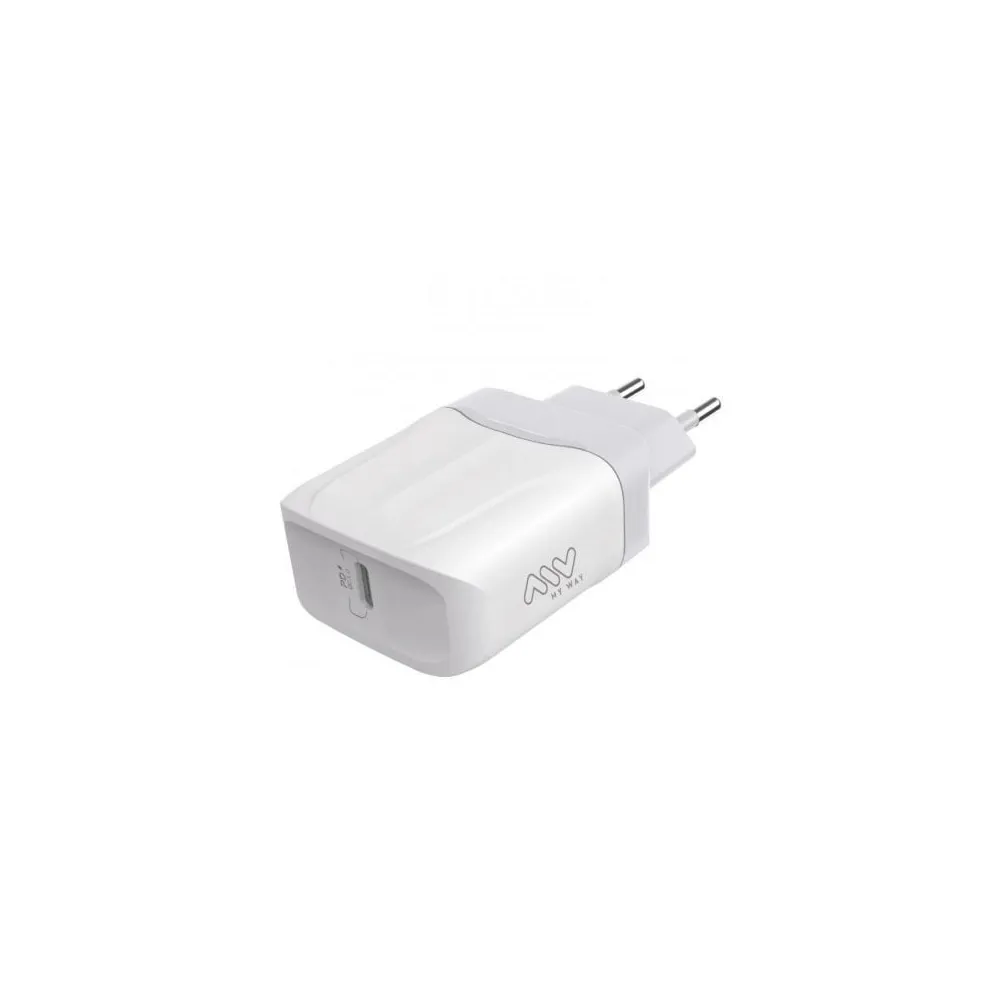 MyWay Carregador rápido C PD Carregador USB-C 20W