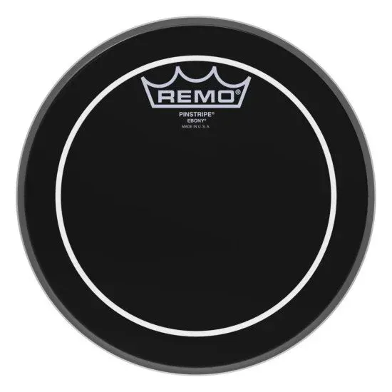 Remo 8" Pinstripe Ebony