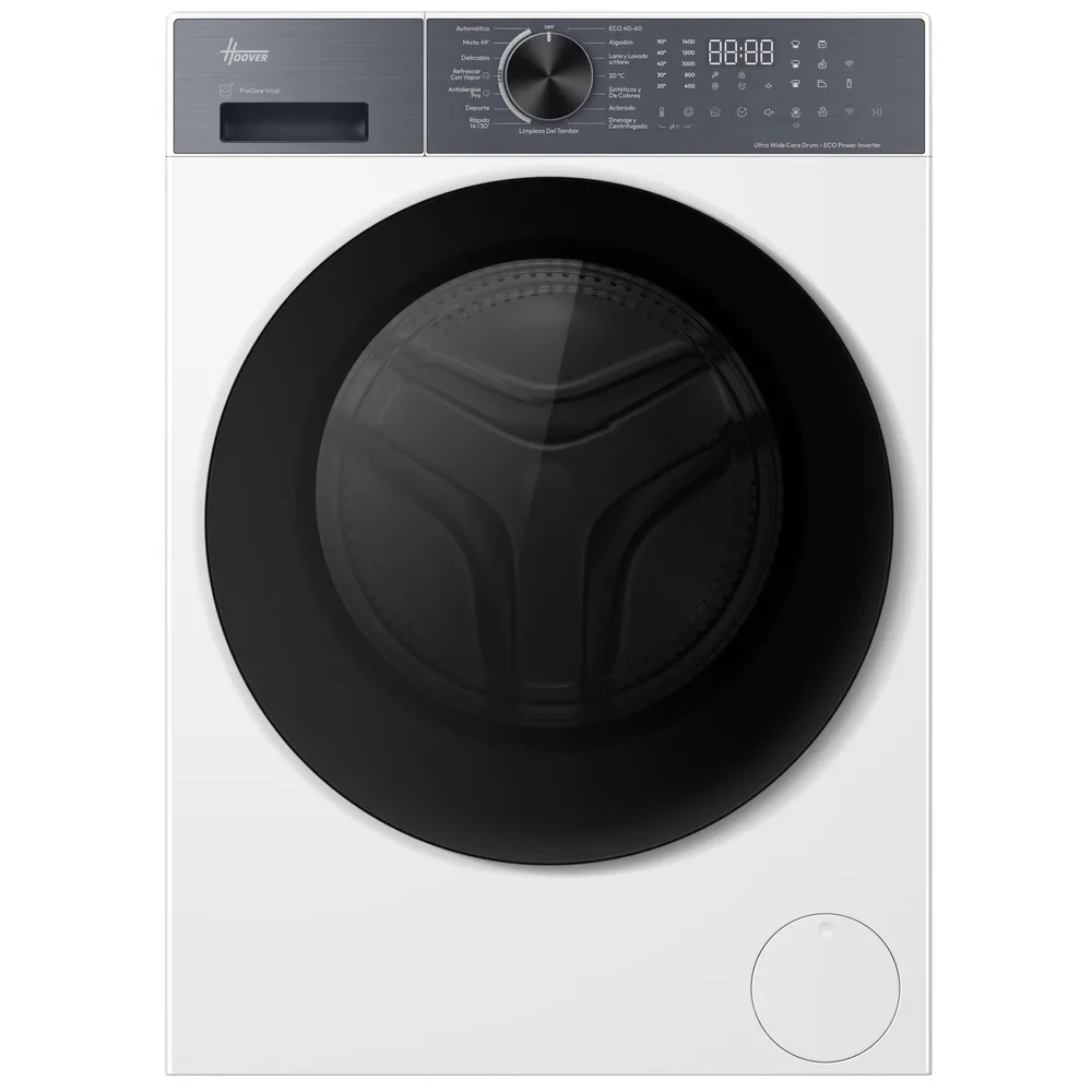 MÁQUINA DE LAVAR ROUPA HOOVER HLP48SBL10UH37 8K 1400R DSP