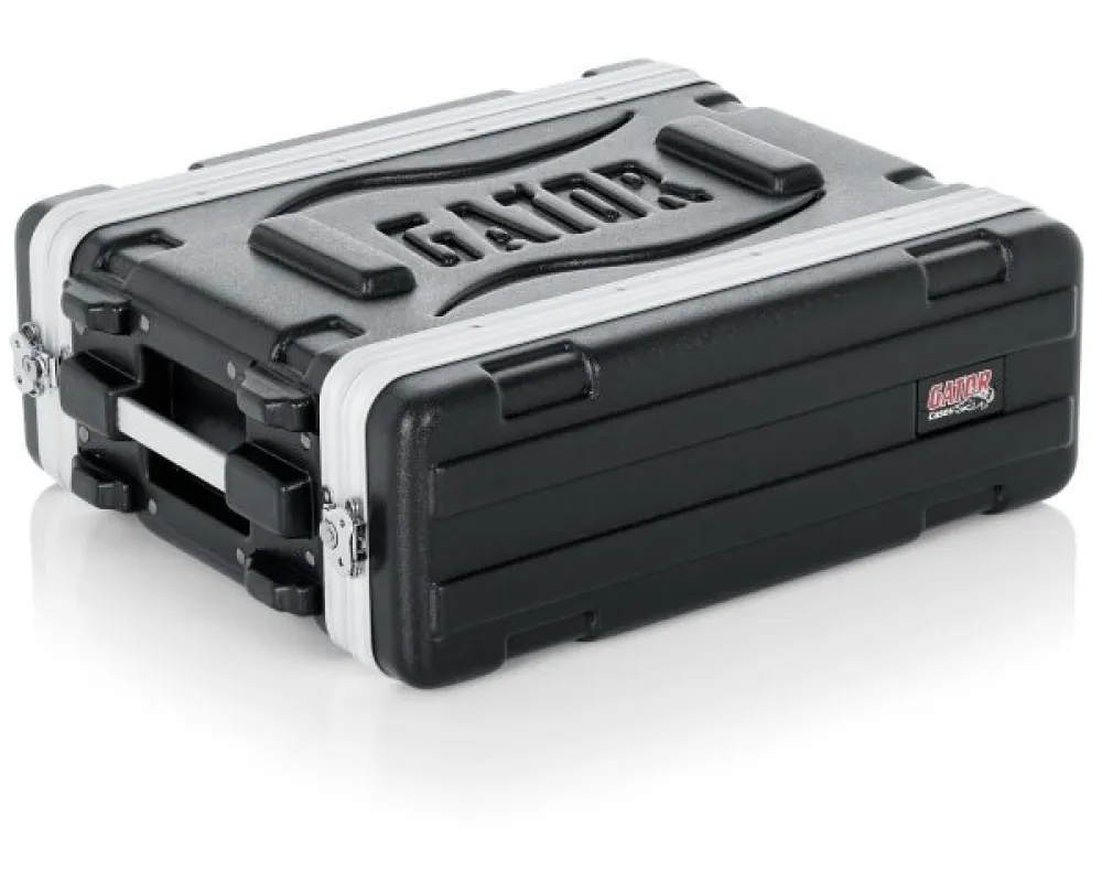 Gator GR-3S Molded PE Rack Case, Front, Rear Rails, 3U