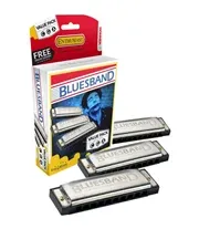Harmonica Diatónica Hohner Blues Band Value pack C G A