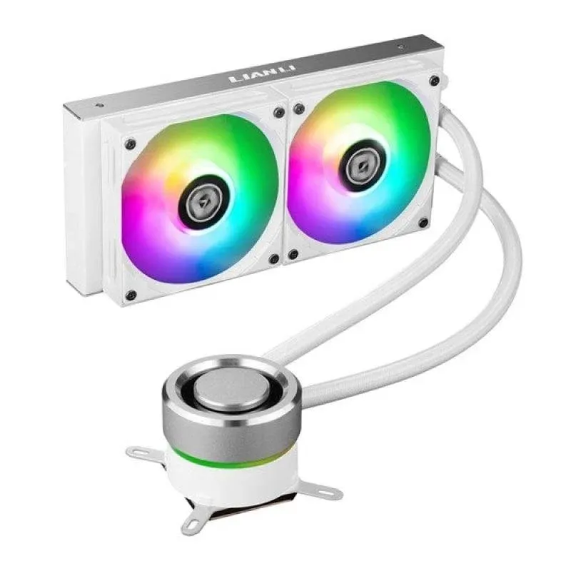 Refrigeração Líquida Lian Li Galahad AIO 240mm 2 Ventoinhas RGB Branco