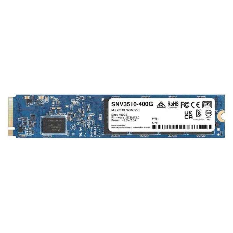 Disco Rígido Synology SNV3510-400G SSD 400GB M.2 22110 NVMe PCIe 3.0x4