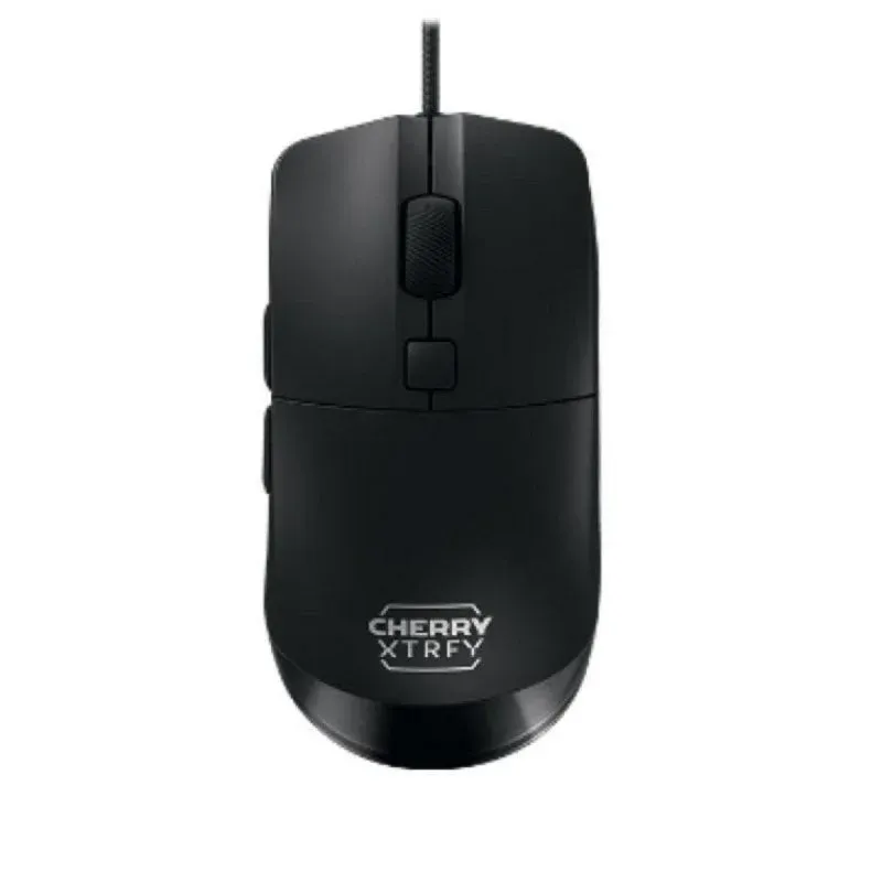 CHERRY XTRFY M50 Rato Ótico USB com 12000 DPI, 5 Botões, Ergonomia Avançada e Pés PTFE Preto