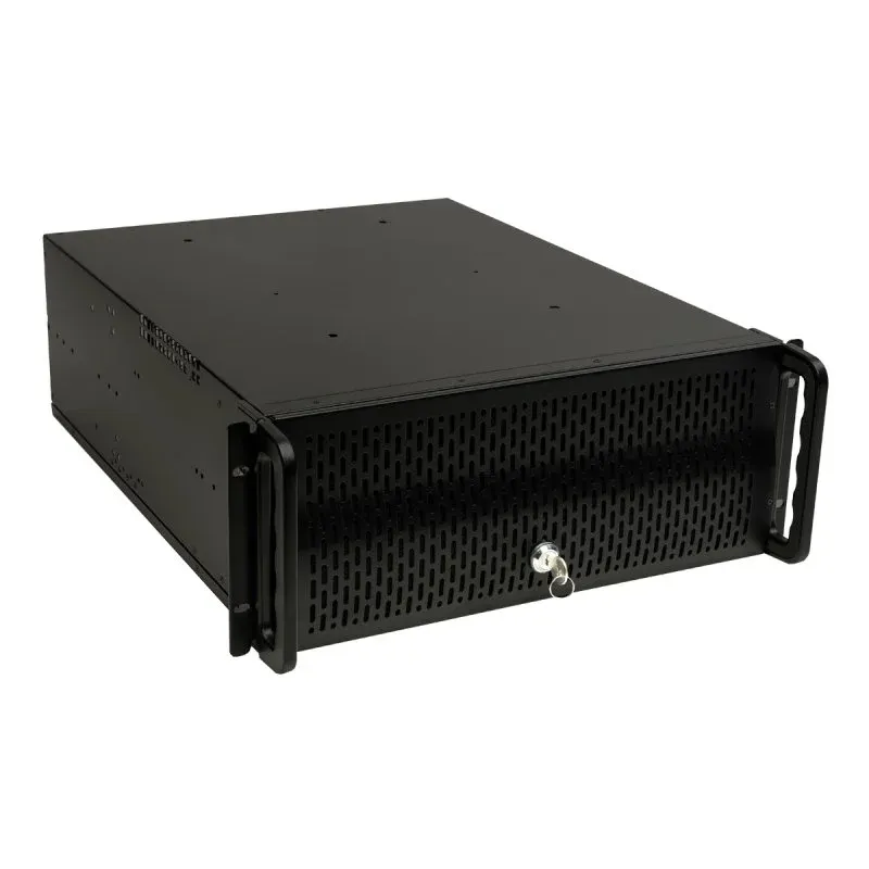 Caixa de Computador UNYKAch UK 4129 Caixa Rack 19" 4U Preta sem Fuente