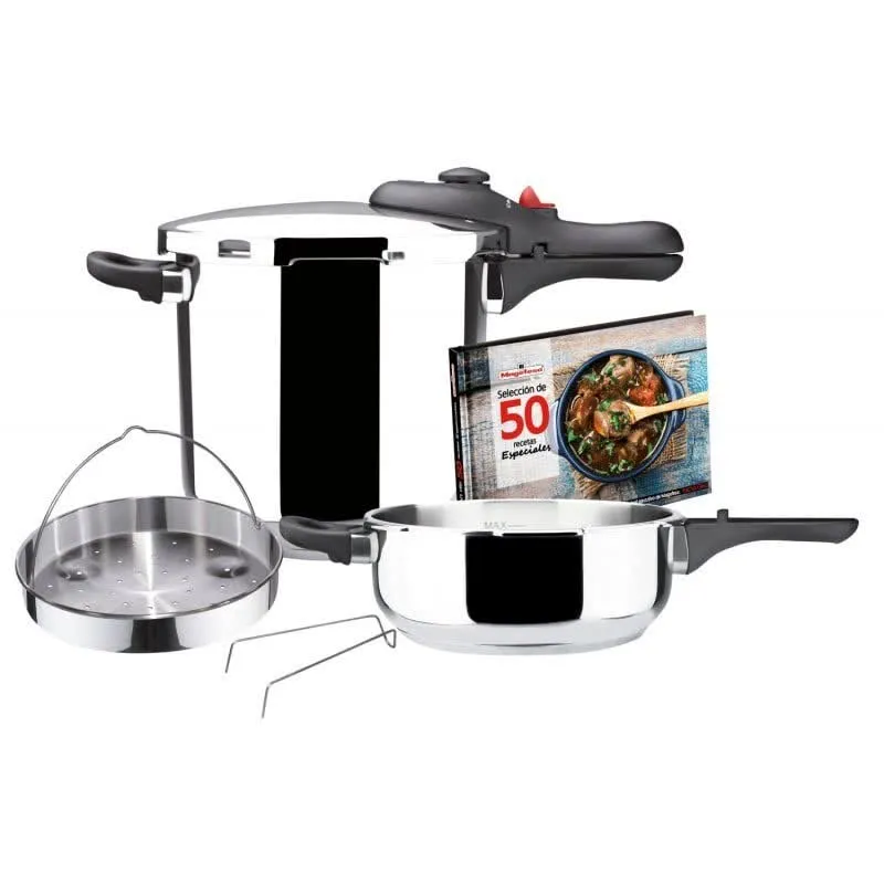 Panela De Pressão Rápida Cesta Magefesa Db 3+6L+Rece