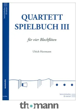 Heinrichshofen Verlag Quartett-Spielbuch Blockflöte3