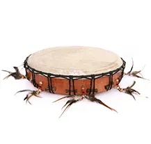 Tambor Xamanico Adamastor Shaman 38cm sem maceta
