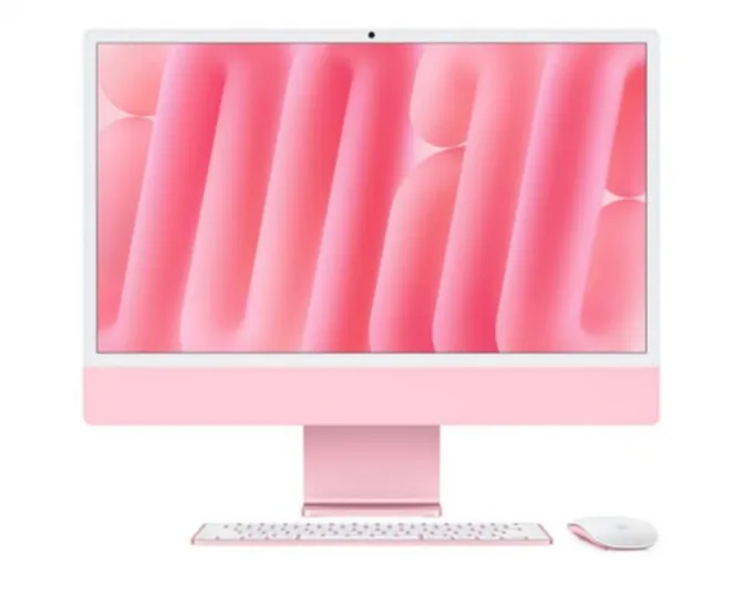 All In One Apple iMac M4 24" 8-Cores 16GB RAM 256GB SSD Rosa