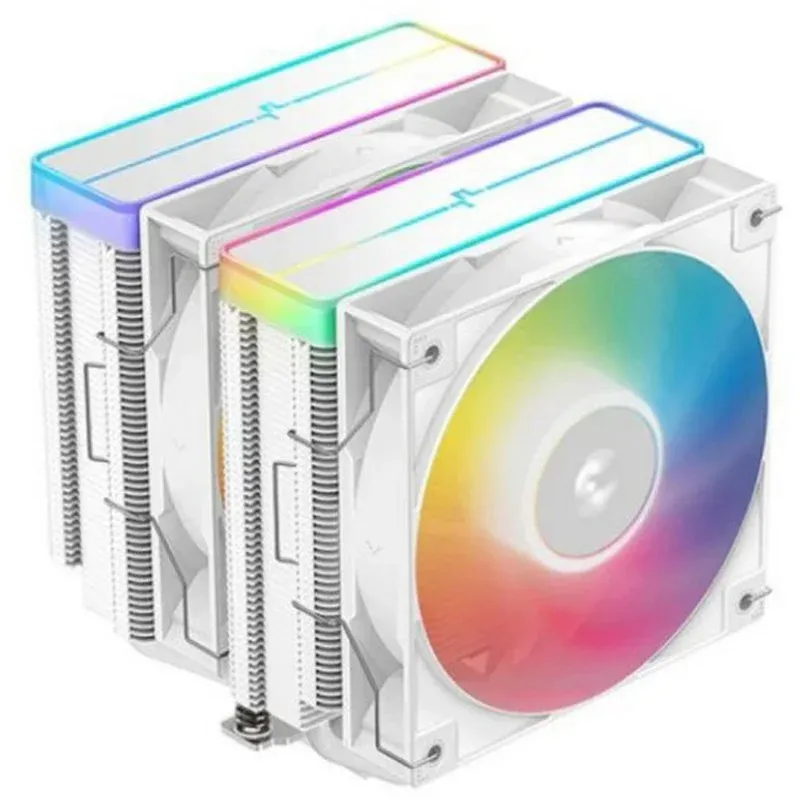 Cooler CPU DeepCool AG620 WH ARGB V2 Cooler de CPU com 2x Ventoinhas 120mm ARGB para Intel/AMD Branco