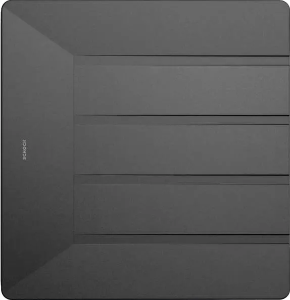Escorredor SCHOCK (Silicone - Preto - 400x415x9mm)