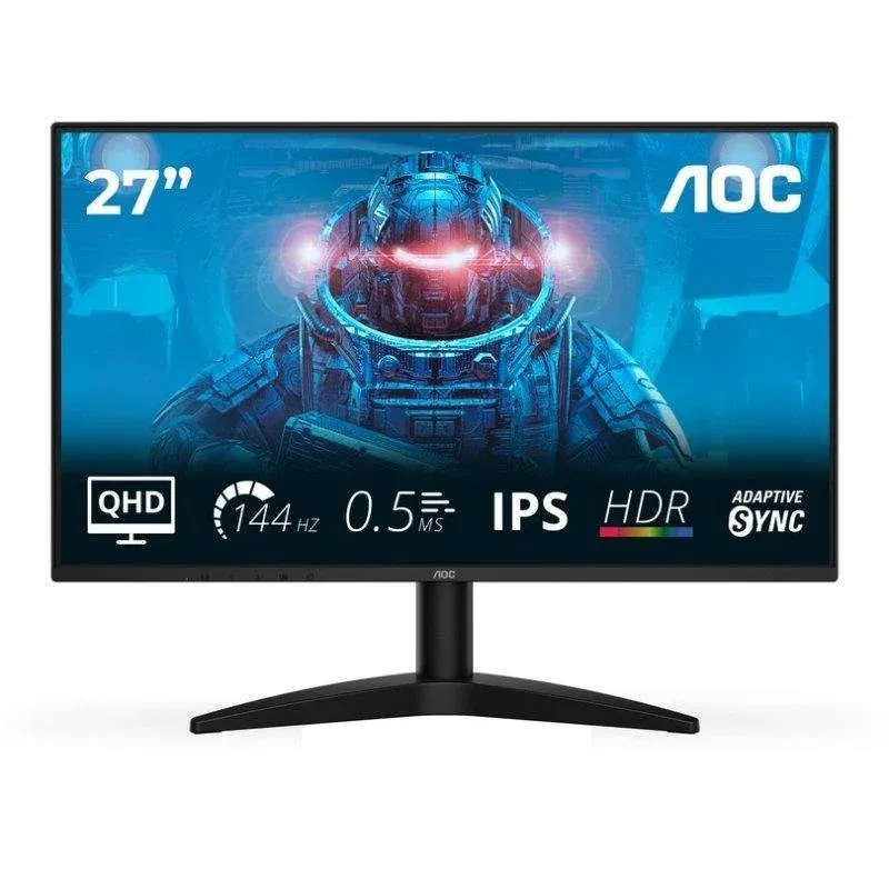 Monitor AOC Q27B36X 27" Quad HD 144Hz IPS HDR10 Tempo Resposta 0,5 ms