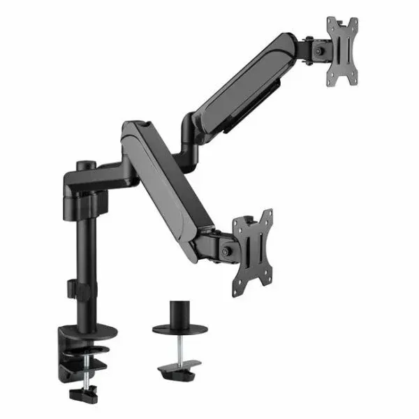 Suporte EQUIP de mesa para monitor duplo de 17′-32′