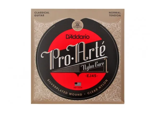 D´Addario Jogo de Cordas Nylon Guitarra Clássica EJ45