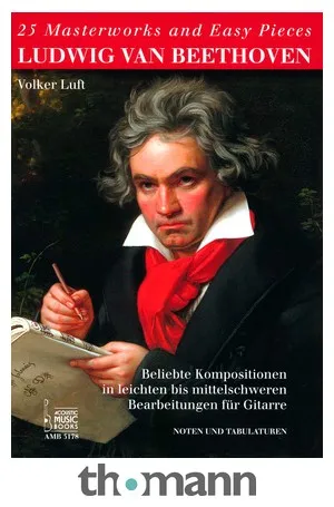 Acoustic Music Books Beethoven Masterworks Guitar