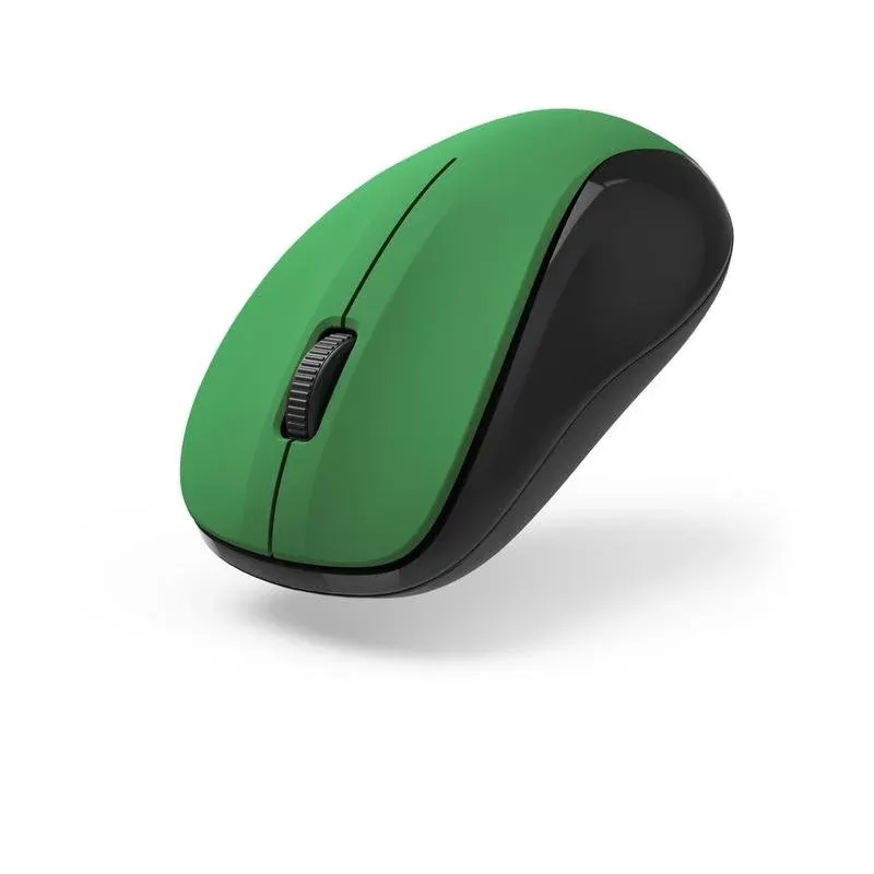 Ratón Hama MW-300 V2 RF sem fios 1200 DPI Preto Verde silencioso