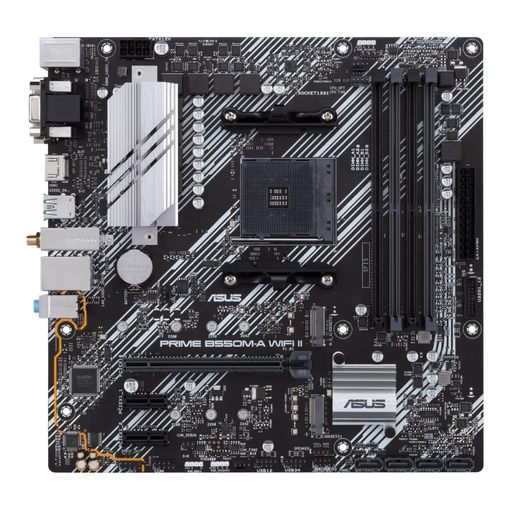 ASUS PRIME B550M-A WIFI II AMD B550 Socket AM4 micro 90MB19X0-M0EAY0
