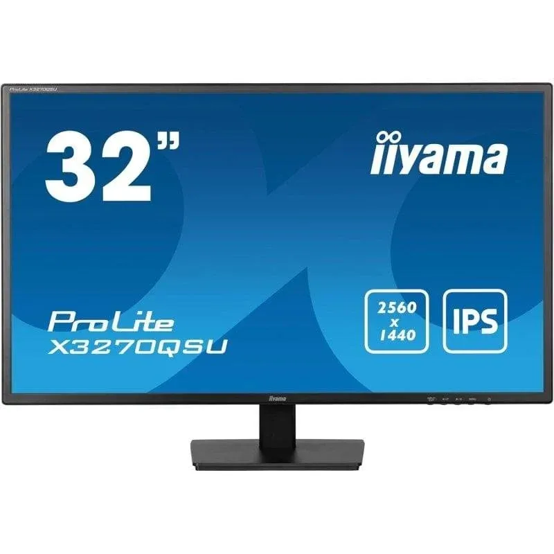Monitor iiyama ProLite X3270QSU-B1 32" WQHD 100Hz IPS Hub USB Altifalantes 3ms