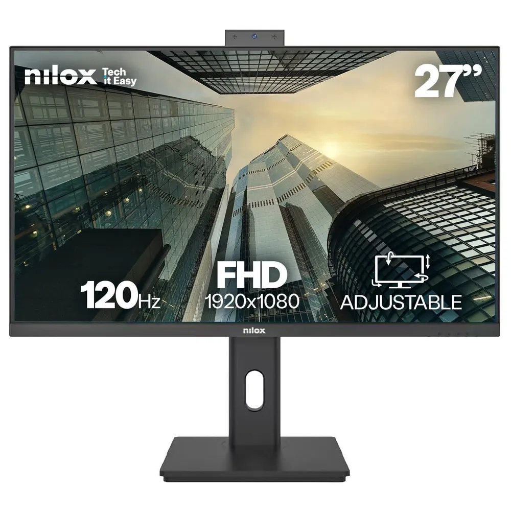 Monitor Nilox 27 Nxm27Rweb02B 120Hz Com Ajuste De Largura De Banda