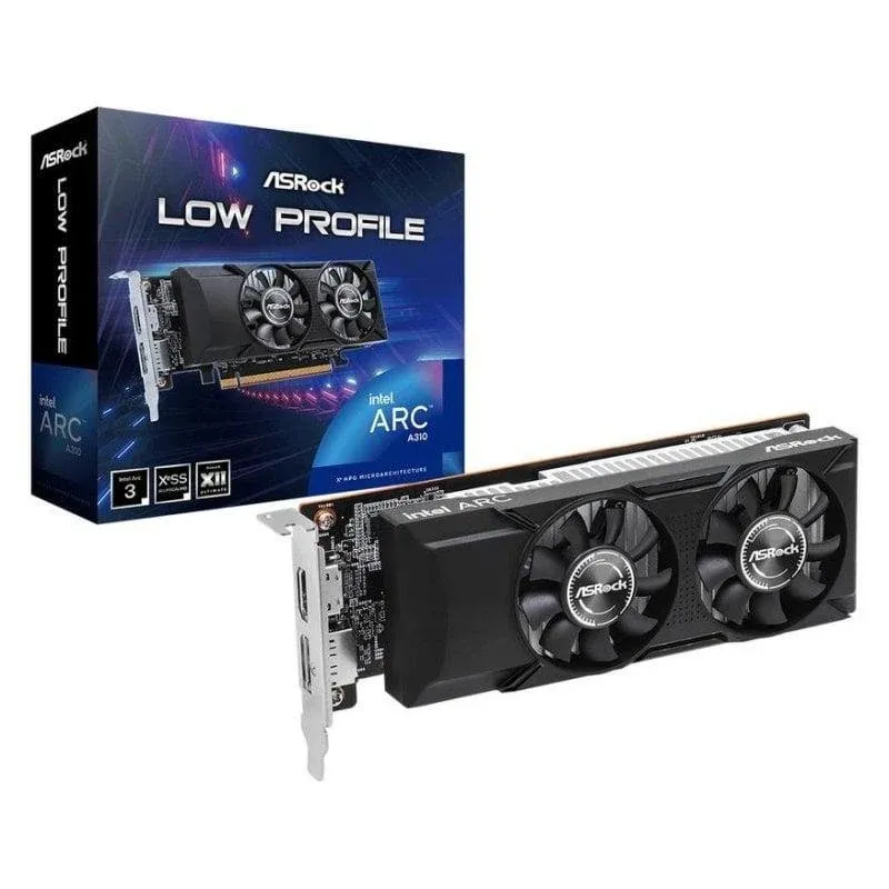 Placa gráfica Asrock Intel Arc A310 4GB GDDR6 Low Profile