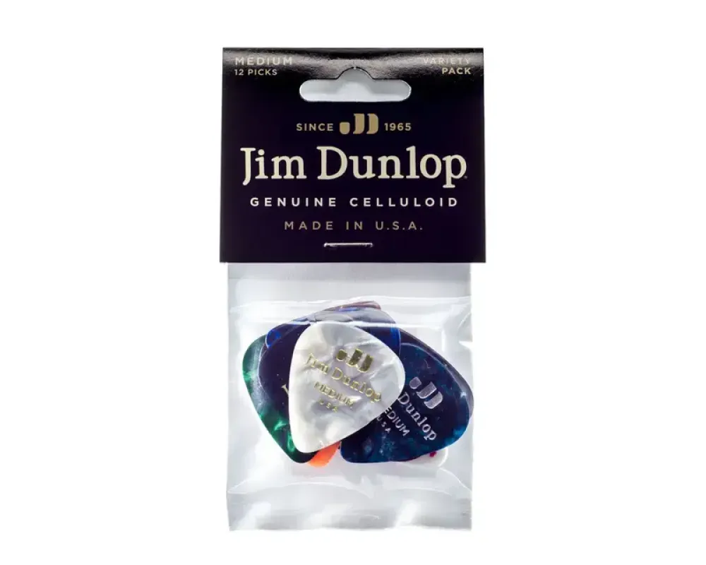 Dunlop PVP106 Celluloid Medium Pack 12