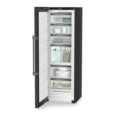 Arca Congeladora Vertical Liebherr SFNbsd 529i | 185,5x59,7x67,5 cm | 278 L | D | Preto