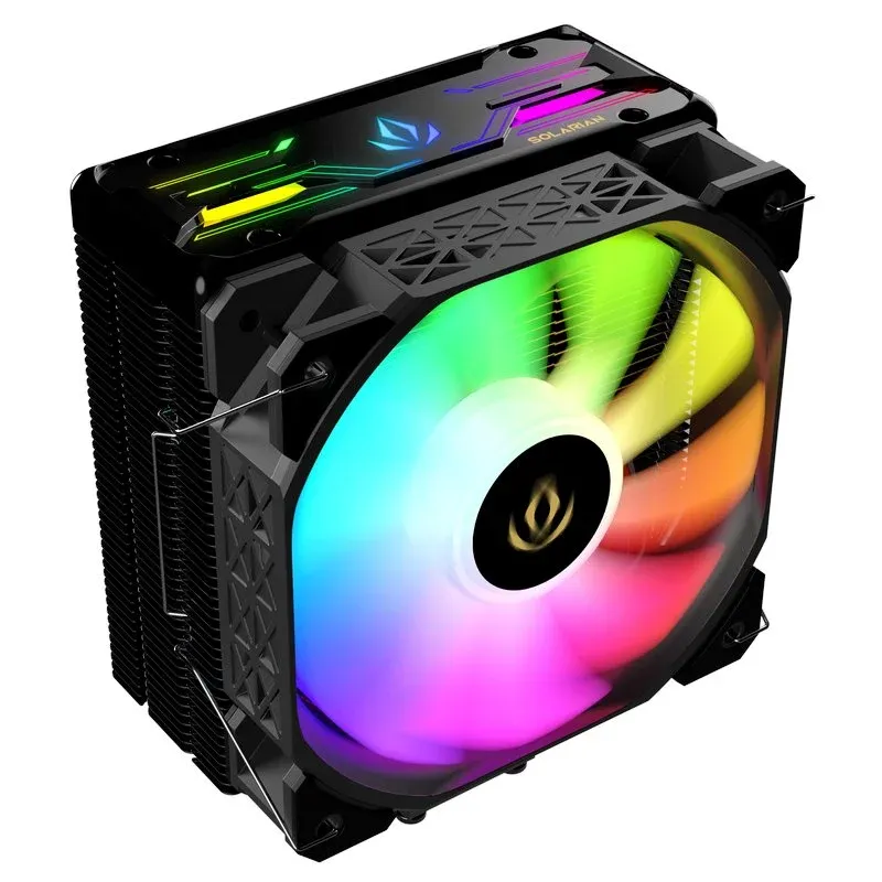 Cooler CPU Forgeon Air Solarian Cooler 4Pipes Black ARGB 120mm