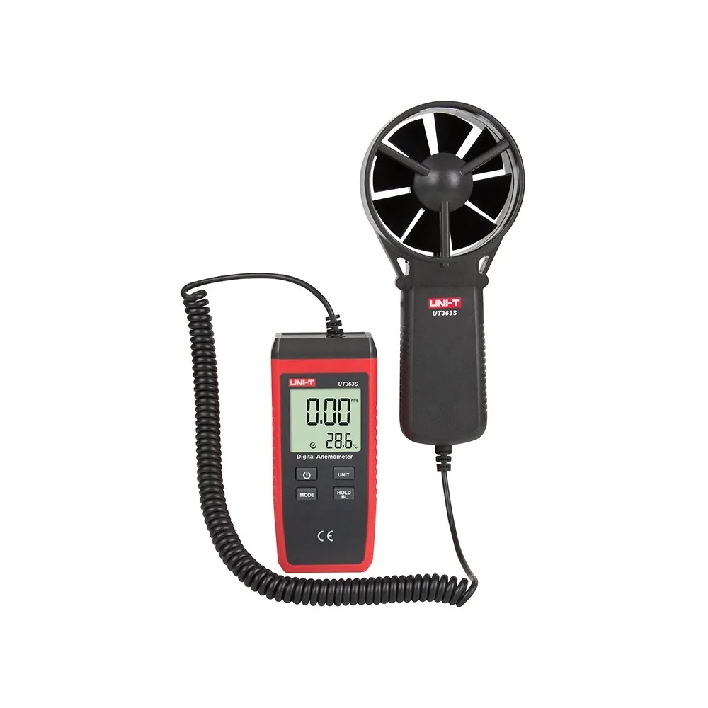 Anemómetro Digital 0~30M/S com Função de Temperatura – UNI-T