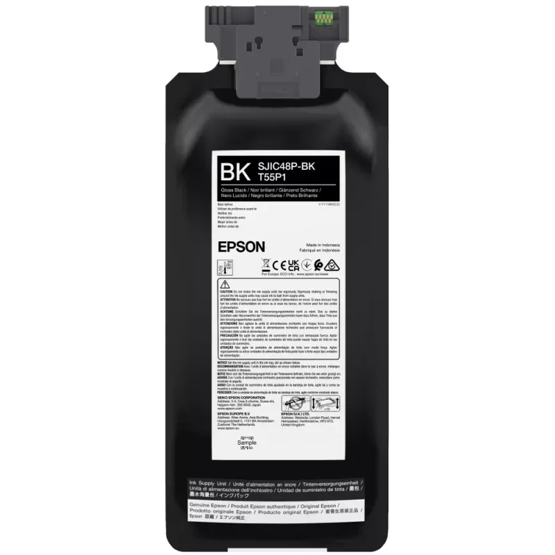 Cartucho de tinta Preta Epson SJIC48P-BK para ColorWorks C8000e