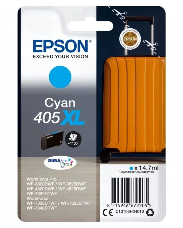 Tinteiro Epson 405XL Cyan