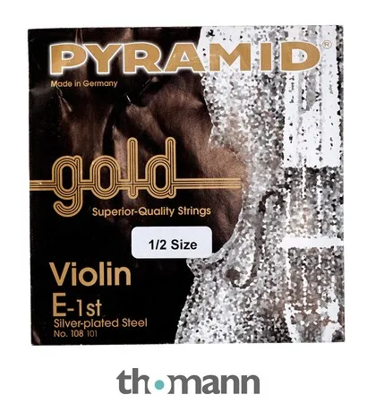 Pyramid Gold Violin String E1/2