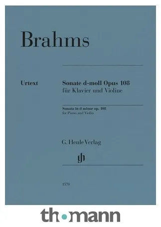 Henle Verlag Brahms Violinsonate op.108