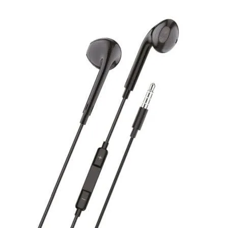 Auriculares EarTech TEC1002 com Microfone Jack 3,5 mm Tech One Tech Preto